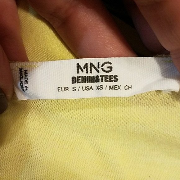 Light Yellow MNG Silver Diamond Tank - Picture 4 of 4